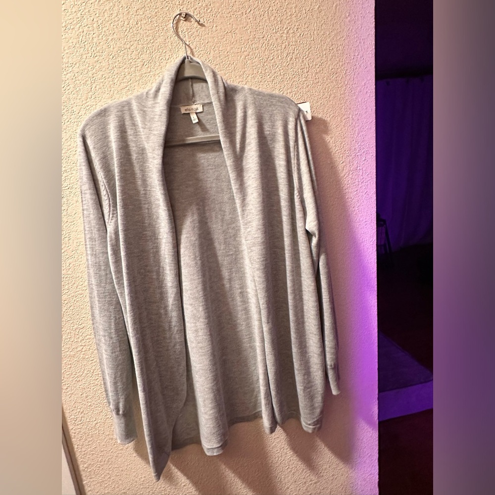Ella moss cardigan gray